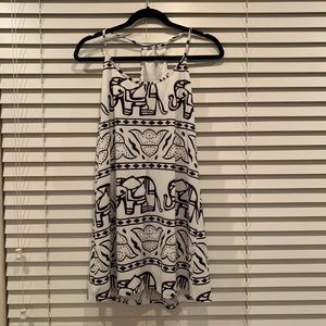 Elephant Print Dress